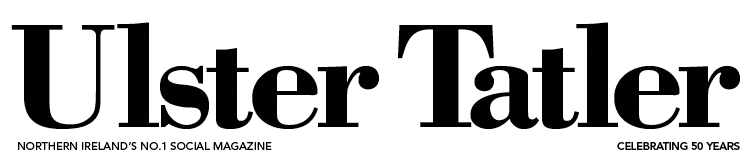 Logo of "Ulster Tatler" magazine with the tagline "Northern Ireland's No.1 Social Magazine," celebrating 60 years. Now featuring coverage of MACC Credentials and achievements in our vibrant community.